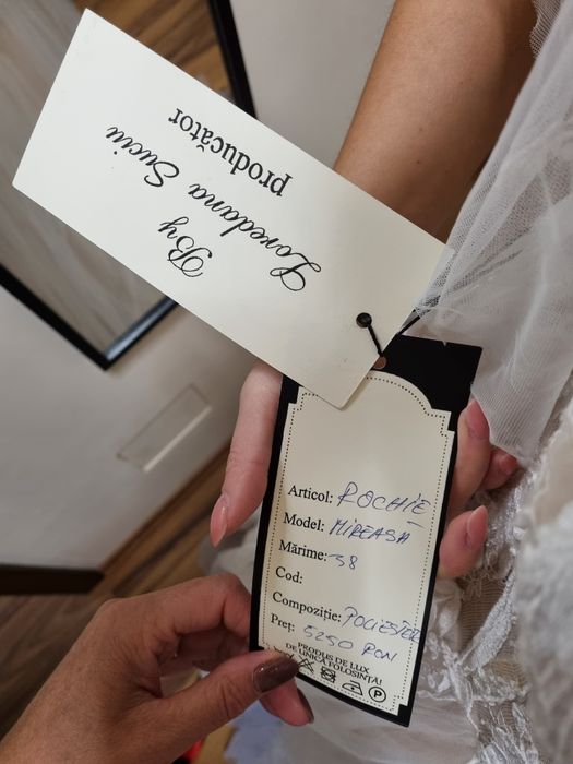 Vând rochie de mireasă nouă