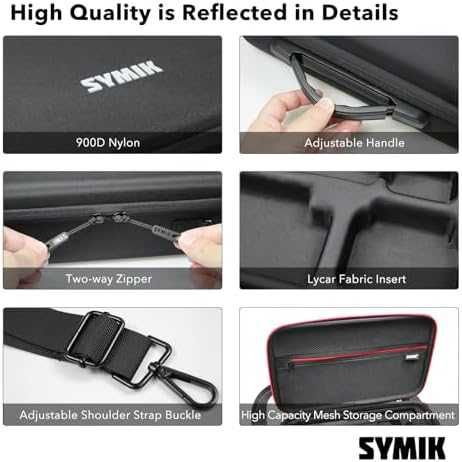 Преносима чанта за Insta360 X5/X4 камера и аксесоари, компактна здрава