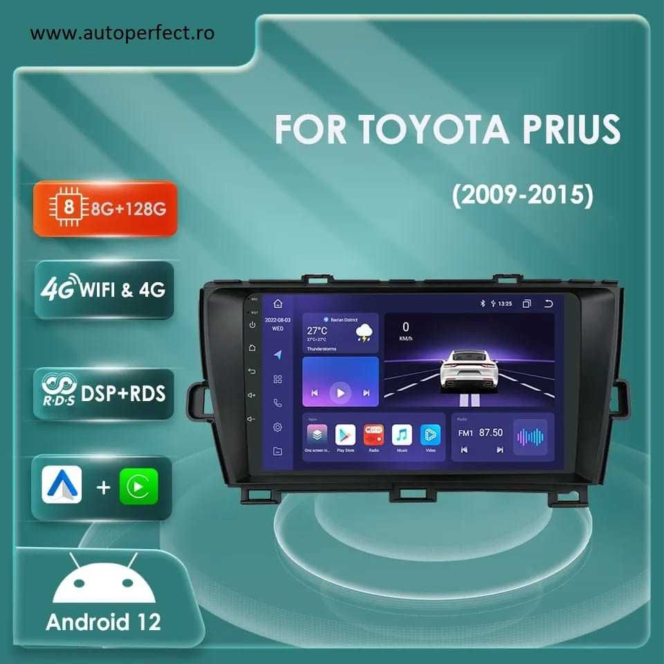 Navigatie Android Toyota Prius Waze YouTube GPS Carplay BT