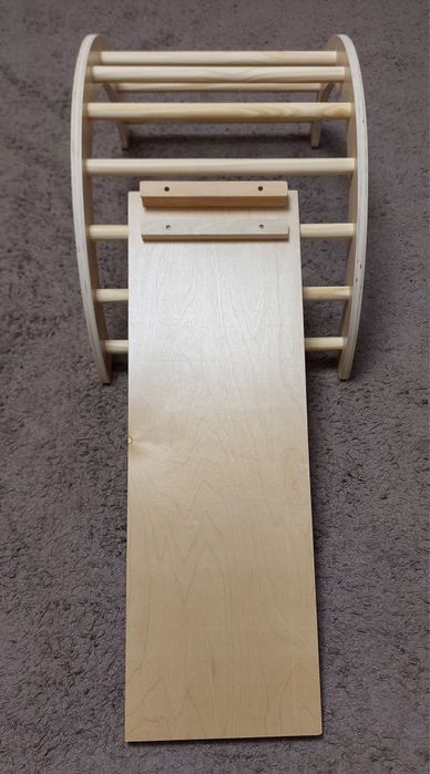 Set cățărare + tobogan Innovakids din lemn Montessori