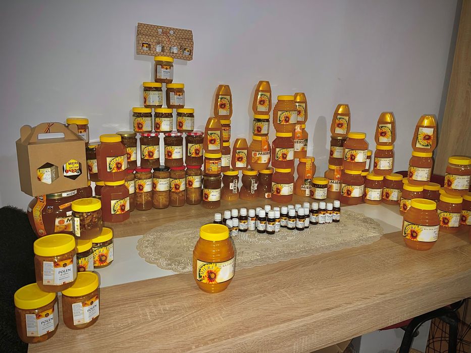 Miere cu aloe,tincturi propolis/polen