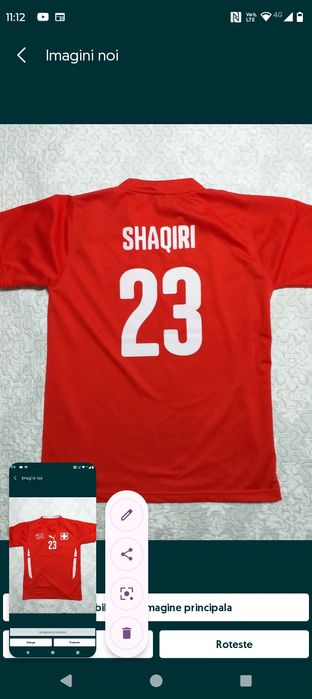 Tricouri fotbal Thailanda si Elvetia Shaqiiri