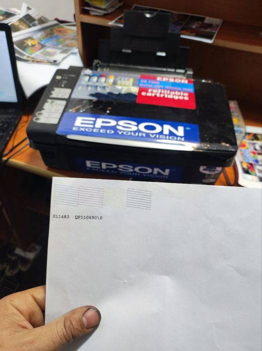 Epson L 7300 Tx dyuzi 100% rasmlarga qarang chiqarishi idialni.450 ta
