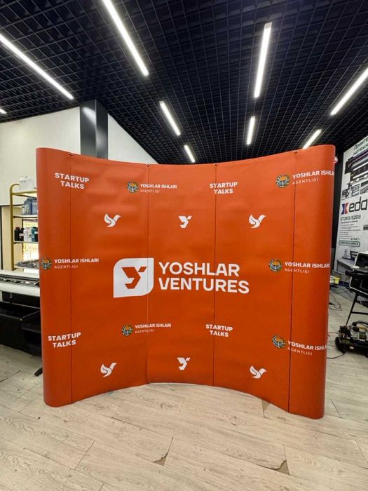 РОЛЛ АП ROLL UP реклама паук промо стойка бекпринт promo stoyka pauk