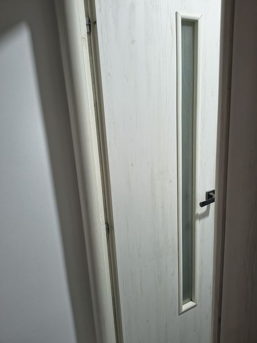 Ușă pal interior,alba,cu toc și glafuri