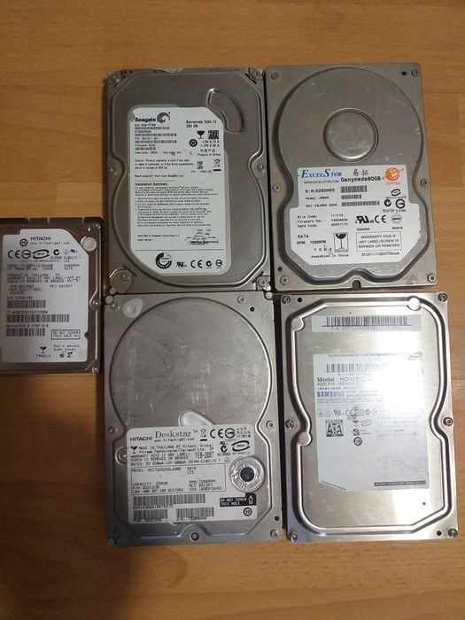 Lot Hard Disk 80-320 Gb