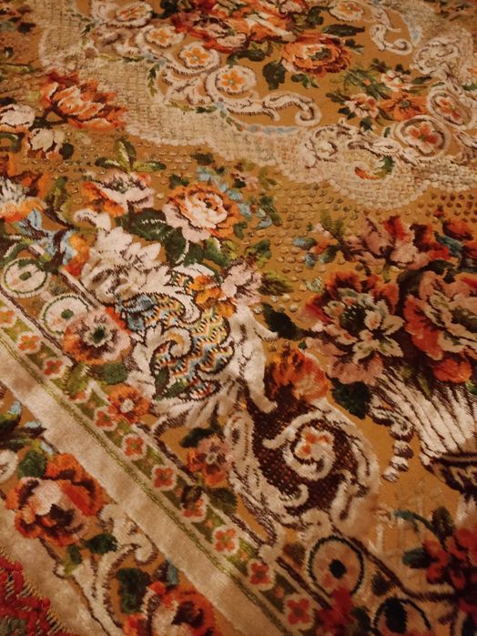 Покрывало/скатерть плюшевое винтаж