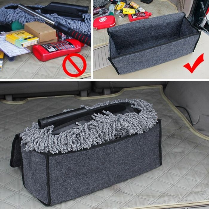 Удобен органайзер за багажник на кола - 50 х 24 х 17 см