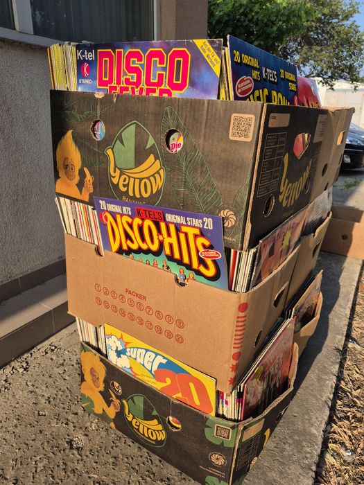 Vând Lot 150lp Discuri Vinil colectie muzica usoara straina mixta