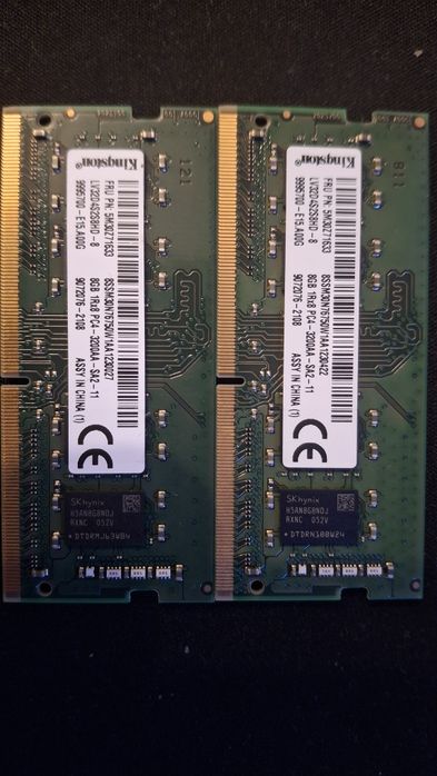 Set memorii RAM laptop Kingston 16GB (2x8GB) DDR4 3200MHz SO-DIMM