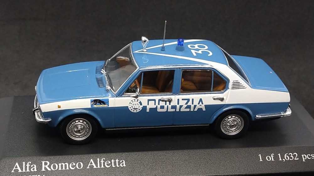 Macheta Alfa Romeo Alfetta Polizia Minichamps 1:43