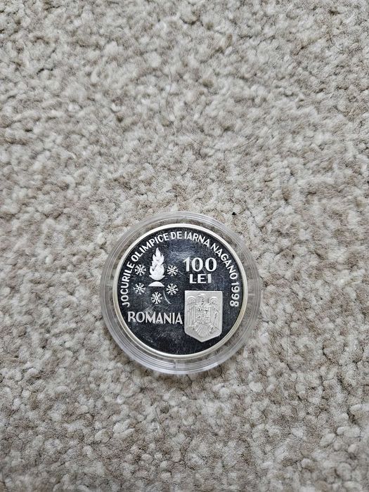 3 Monezi de 100 Lei de la Olimpiada Nagano 1998