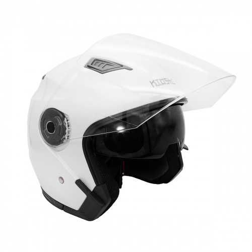 Шлем KIOSHI 516 Solid открытый со стеклом и очками