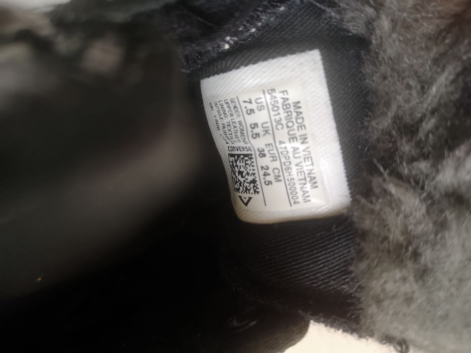Converse, кецове естествена кожа, номер 38