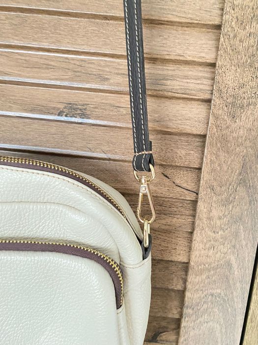 НОВА кожена чанта през рамо