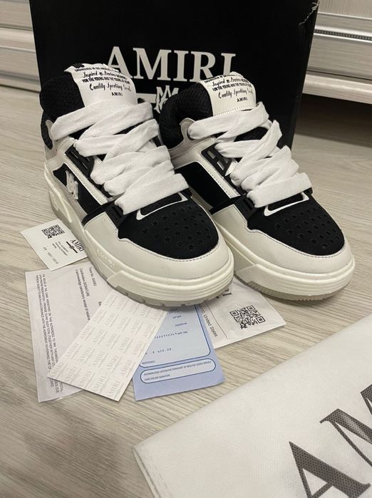 Amiri MA-1 Sneakers Black&White Premium