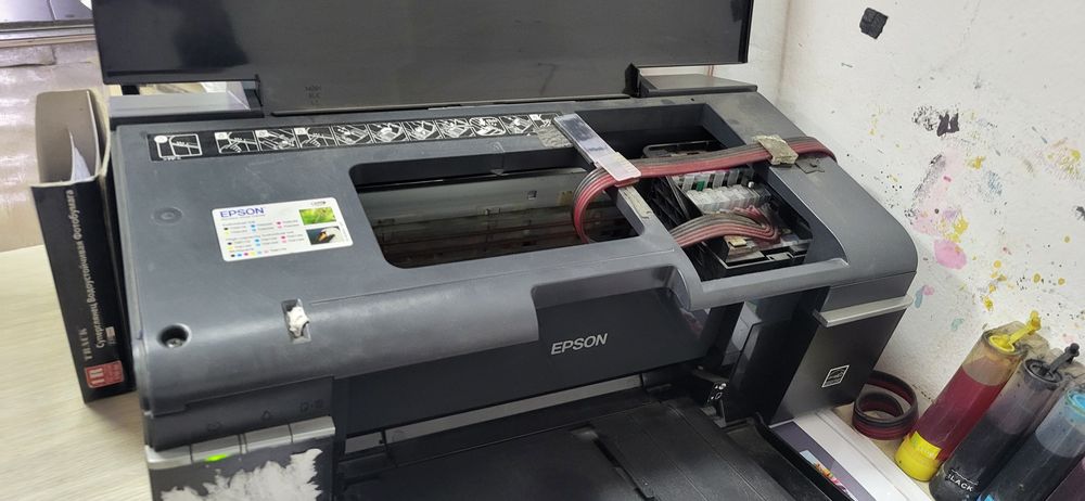 Epson p50 цветной принтер