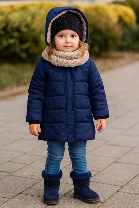 Марково дълго детско зимно яке Lewis 4г. за момиченце