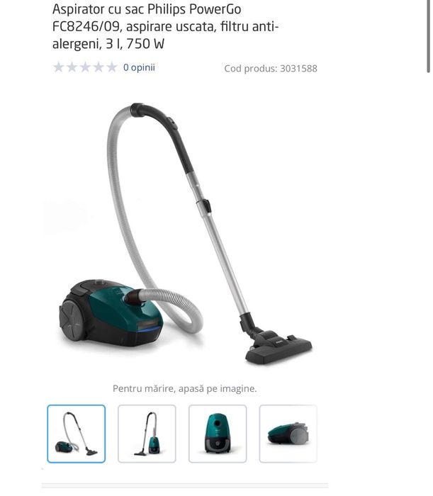 Aspirator cu sac Philips original nou