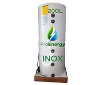 boiler inox 200L pentru pompa de caldura Serpentina 3.2mp