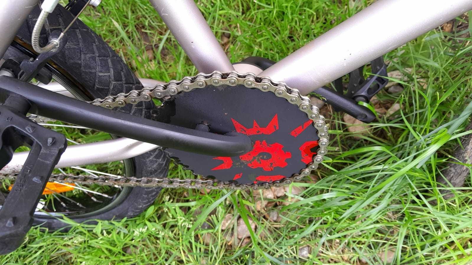 Bicicleta bmx Btwin X-up, 20 inchi, V-brake Tektro, stare buna
