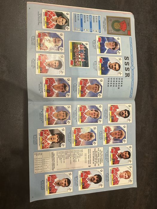 Album complet cupa mondiala Italia 1990