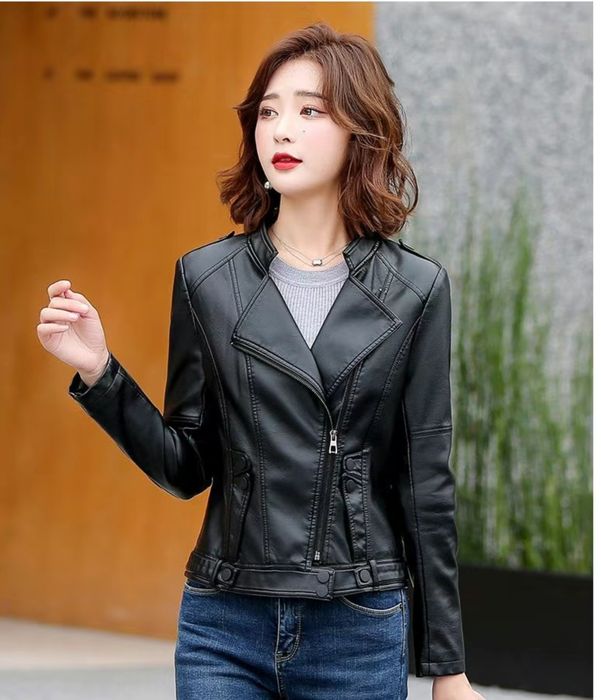 Женская кожанная куртка