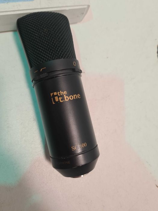 Microfon studio condenser T bone SC 600 Phantom power
