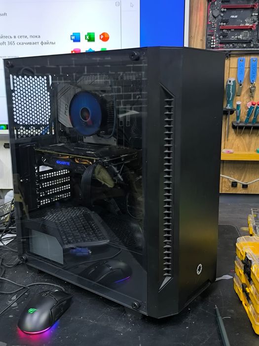 Продам компьютер i3 10100f rx570 4gb