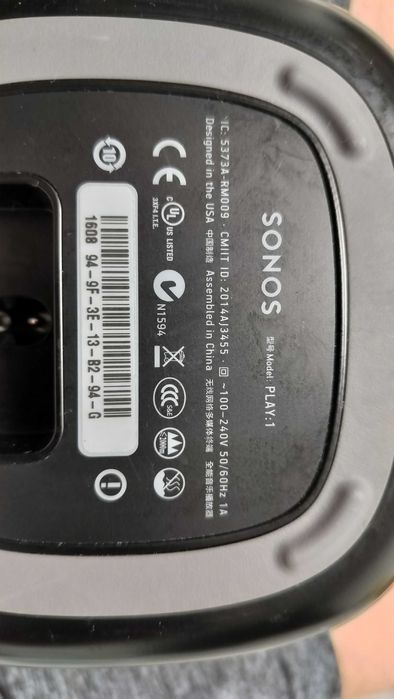 Lot 4 X Boxa Compact Wireless Smart Speaker SONOS Play 1