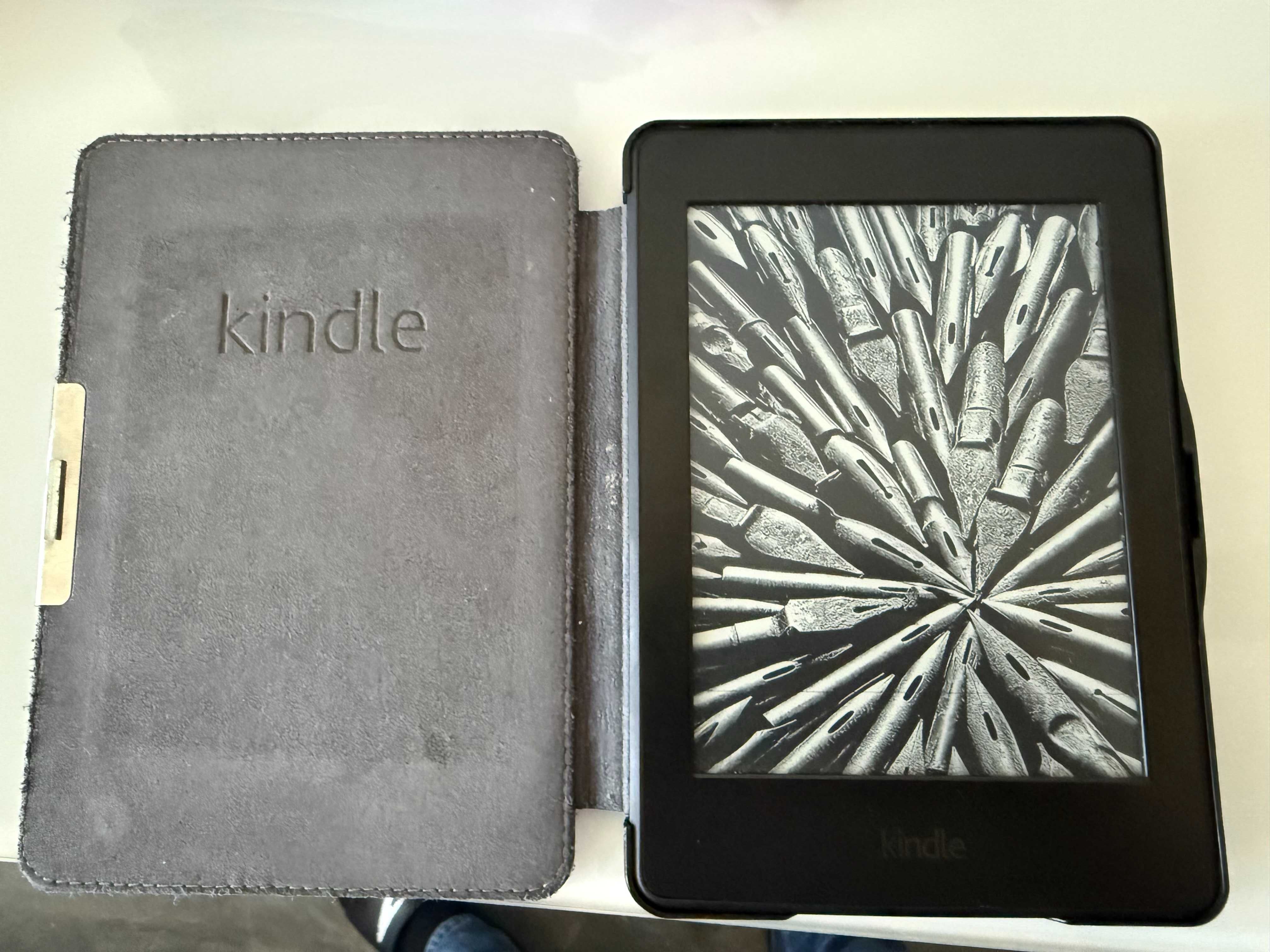 Amazon Kindle Paperwhite 6 WiFI Кожен Калъф Електронен четец Подсветка
