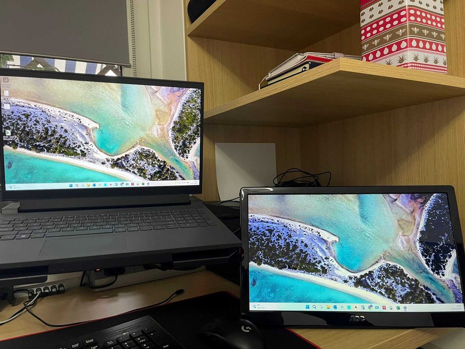 Monitor portabil AOC LCD (LED backlight) 15.6'' USB 3.0 E1659FWU
