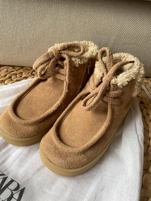 Детски половинки обувки от кожа 24 размер