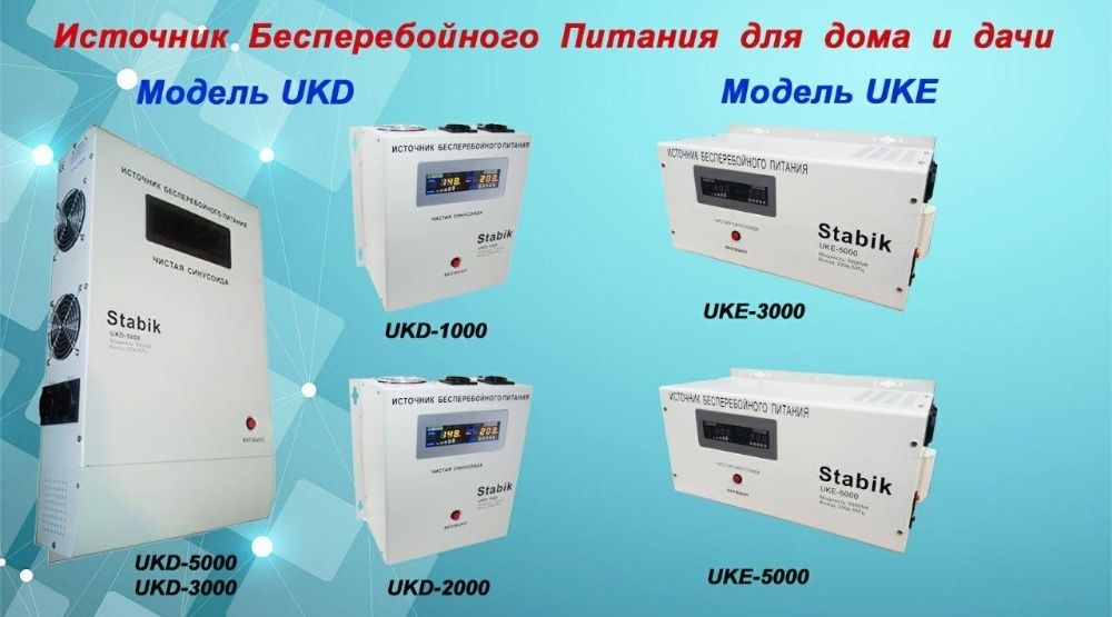 Стабилизаторы "Stabik" от 0,5 до 30 kw