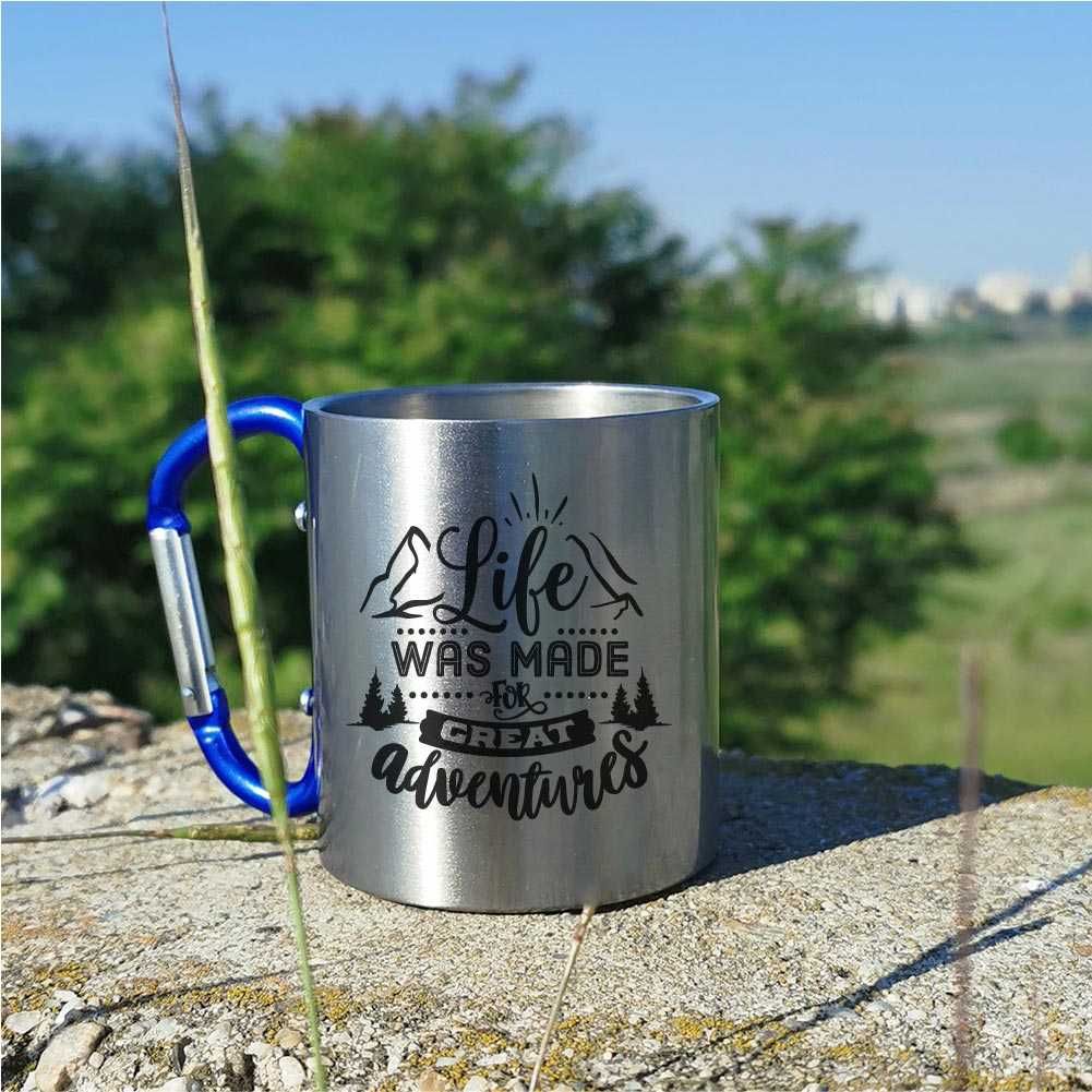 Cana Inox Cadou Personalizata Camping Drumetie – Life For Adventures