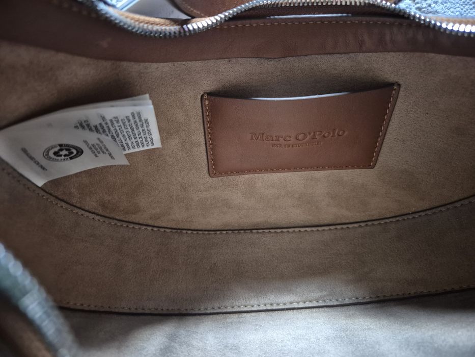 Кожена чанта Marc O'Polo