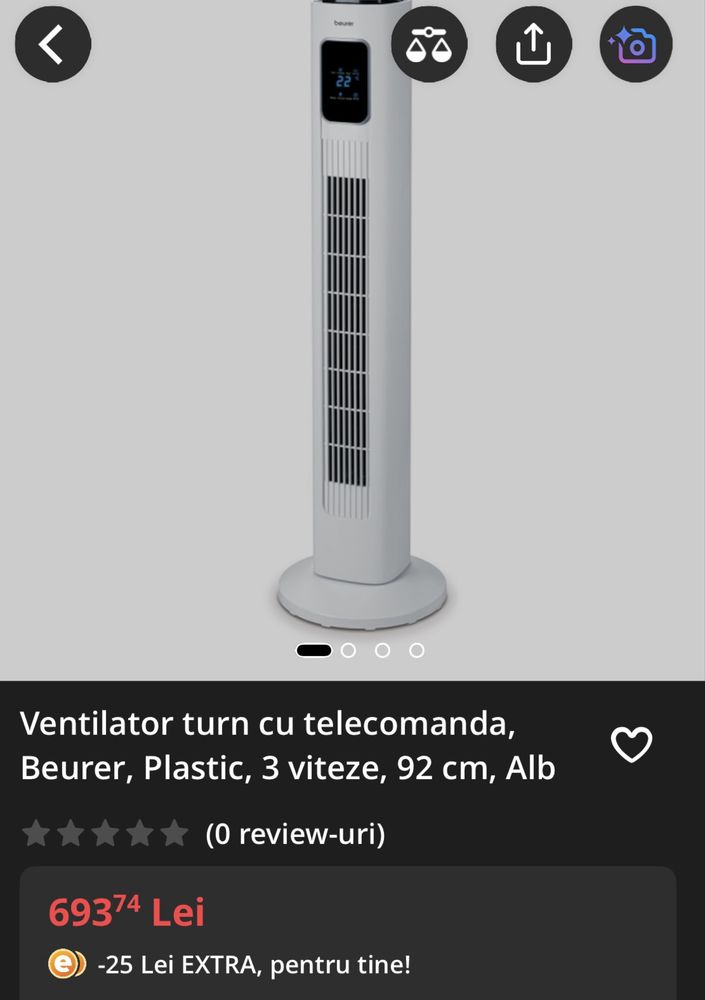 Ventilator tip turn