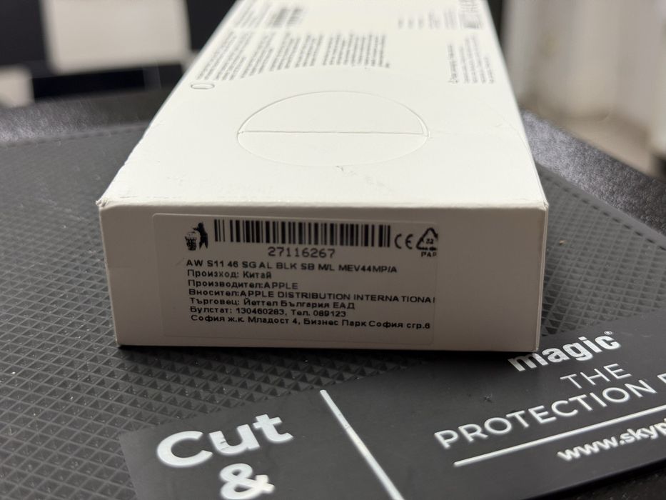 Apple Watch Series 11 46mm Space Gray Al Black SB M/L GPS *ЧистоНов*