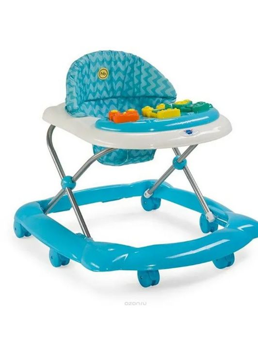 Ходунки детские голубые