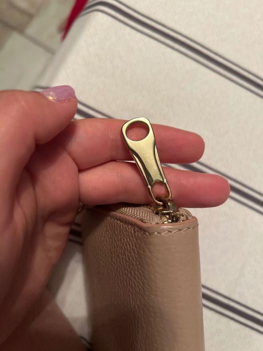 Vicino geanta mica umar si portofel din piele(culoare roz)