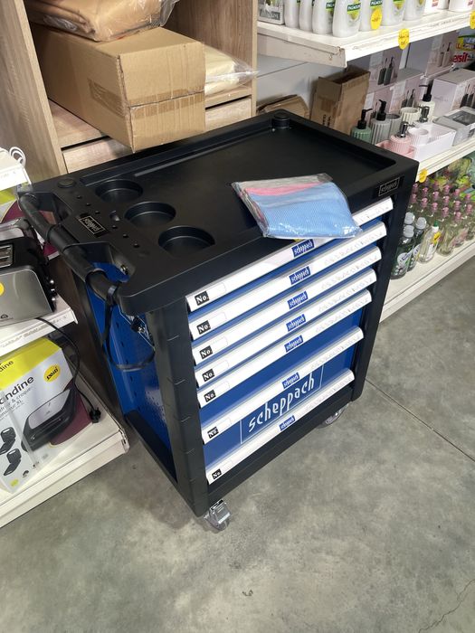 Cărucior cu scule /banc Scheppach TW1000 – Stoc limitat – 1.600 lei