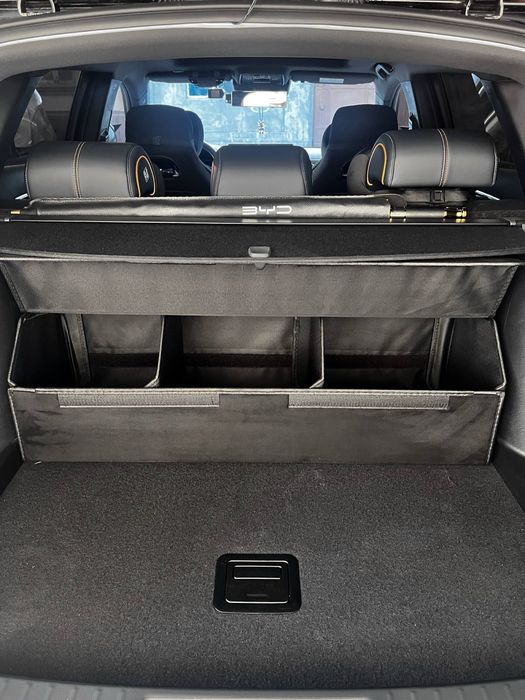 Фирменный органайзер в багажник BYD из замша (под алькантара)