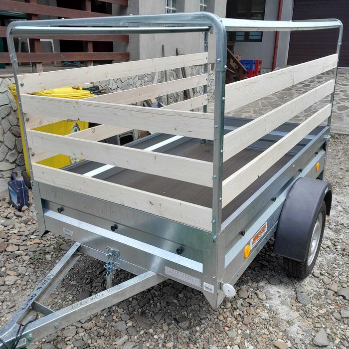 remorca vesta 232x131x38 cm cu 1 axe