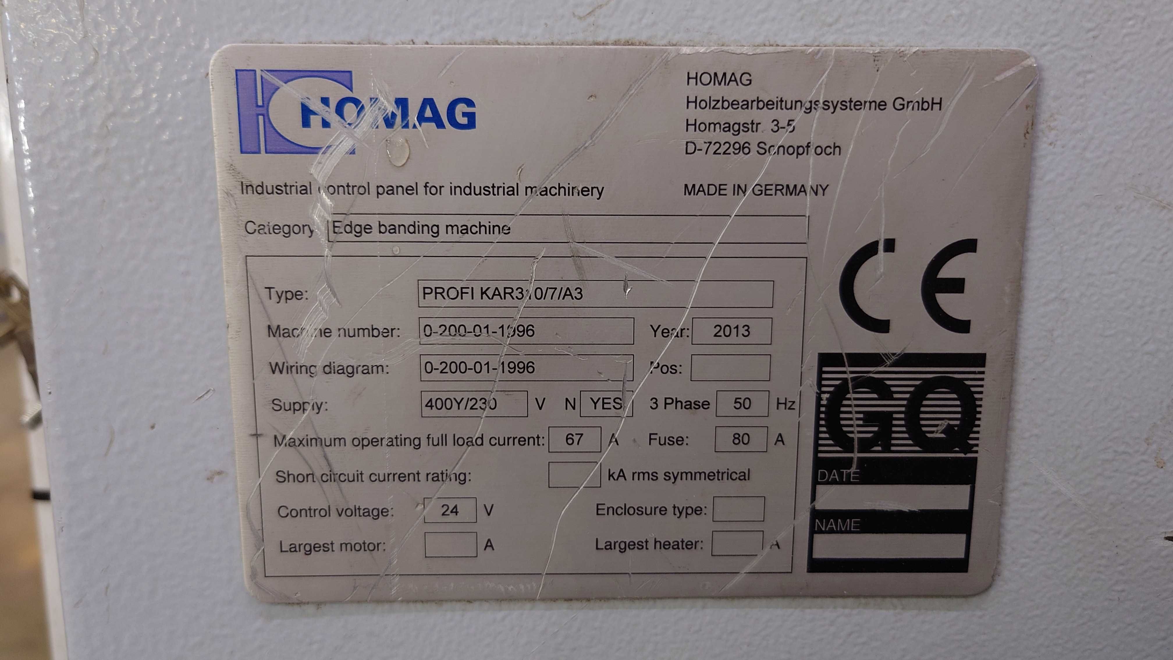 Кантираща машина PROFI KAR310/7/A3