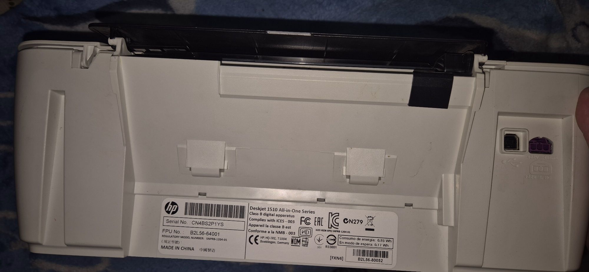 Vand imprimanta HP deskjet1510+cartuș color nou