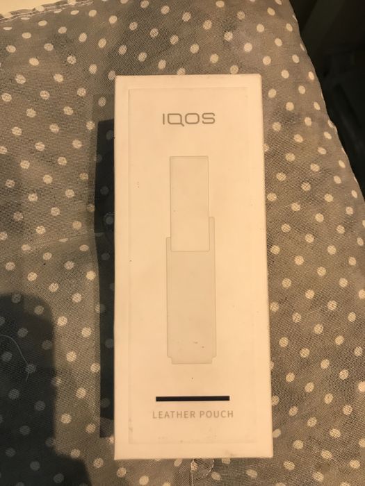 Кожен калъф с капаче за Iqos 3 Multi Midnight Blue