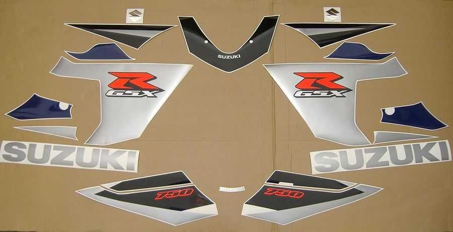 Стикери Сузуки 750 GSXR 2004г.-2005г. Suzuki GSX-R лепенки к4 к5 k4 k5