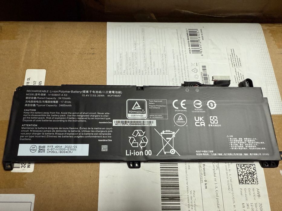 Baterie laptop - model V150BAT-4-53