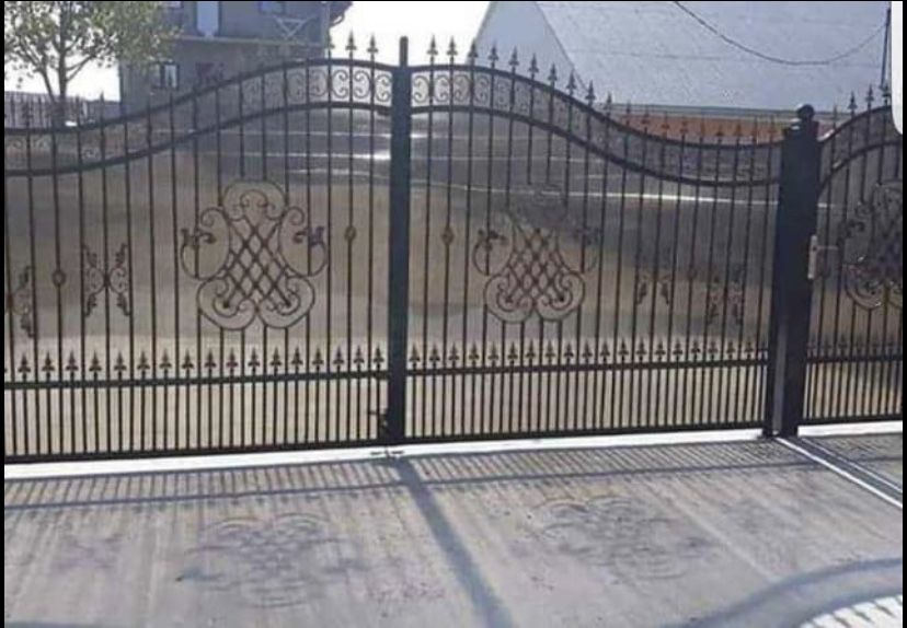 Gard porti din fier forjat