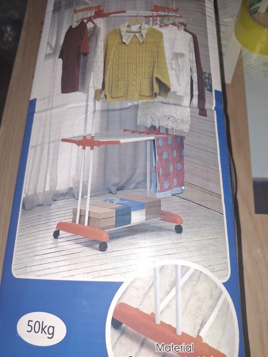 Uscator Rufe Vertical  64x 1,7m înălțime,  suporta 50 kg